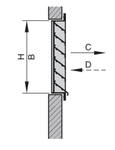 Plenum installation (installation types C and D)